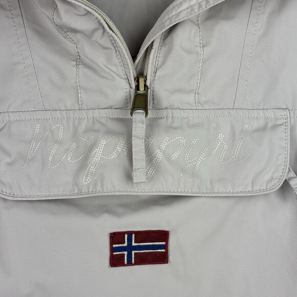 NAPAPIJRI - Women's Rainforest Winter Pocket Pullover jacket Anorak Size Small - Picture 3 of 14